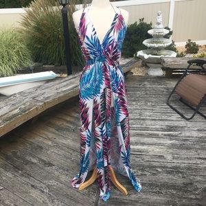 Maxi double split dress